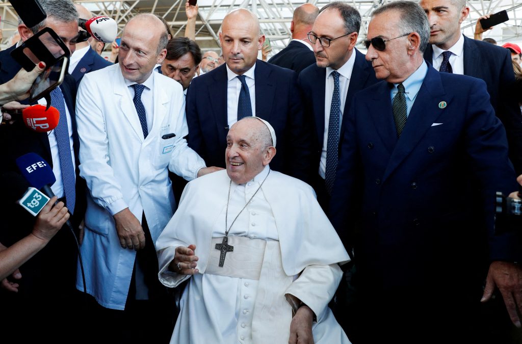Pope Francis discharged from Gemelli hospital in Rome